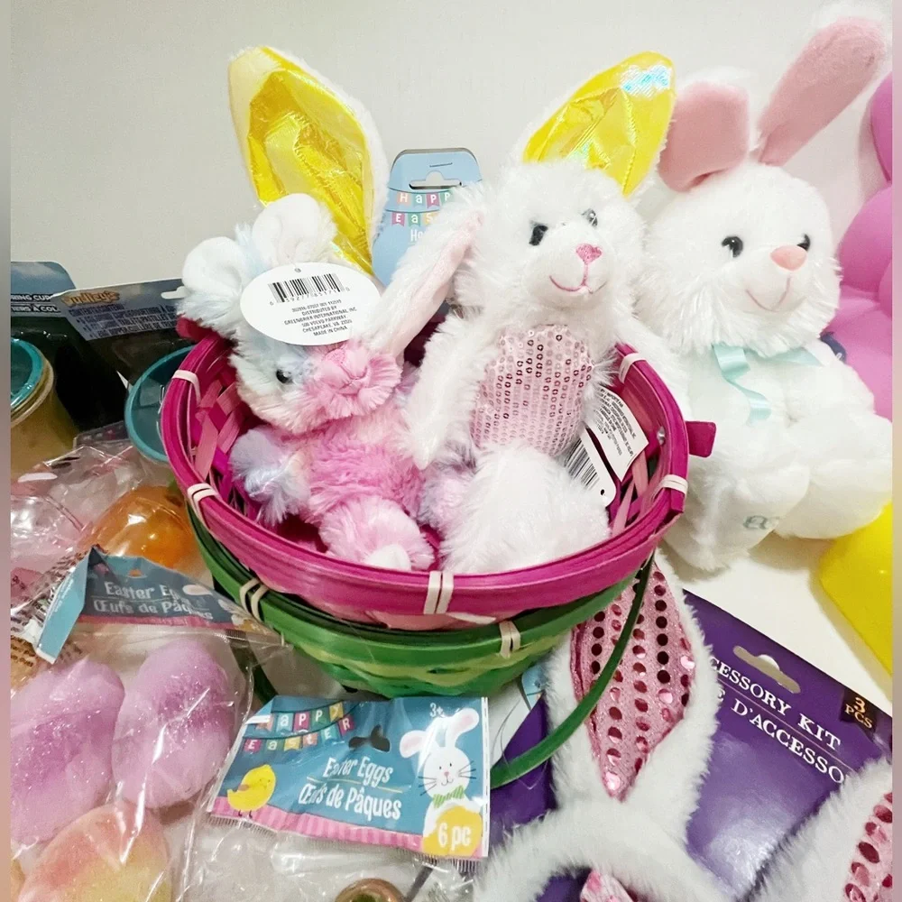 New lot of 21 Easter decoration Bunny and Egg • Baskets and more ...
